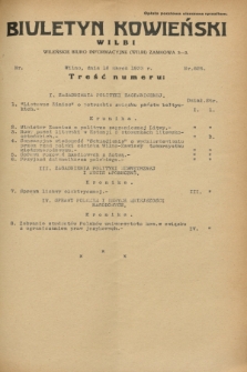 Biuletyn Kowieński Wilbi. 1933, nr 825 (16 marca)