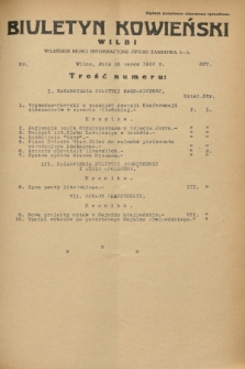 Biuletyn Kowieński Wilbi. 1933, nr 827 (18 marca)
