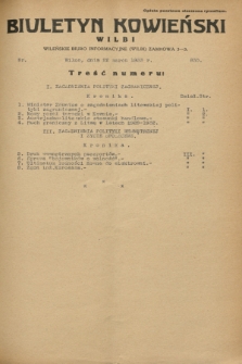 Biuletyn Kowieński Wilbi. 1933, nr 830 (22 marca)