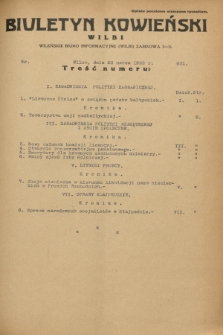 Biuletyn Kowieński Wilbi. 1933, nr 831 (23 marca)