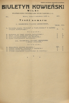 Biuletyn Kowieński Wilbi. 1933, nr 837 (3 kwietnia)