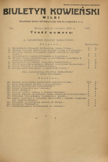 Biuletyn Kowieński Wilbi. 1933, nr 840 (6 kwietnia)