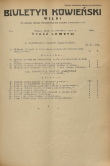 Biuletyn Kowieński Wilbi. 1933, nr 849 (24 kwietnia)