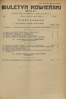 Biuletyn Kowieński Wilbi. 1933, nr 859 (12 maja)