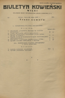 Biuletyn Kowieński Wilbi. 1933, nr 864 (22 maja)