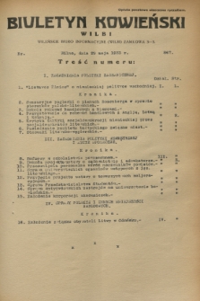 Biuletyn Kowieński Wilbi. 1933, nr 867 (29 maja)