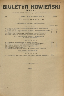 Biuletyn Kowieński Wilbi. 1933, nr 869 (2 czerwca)