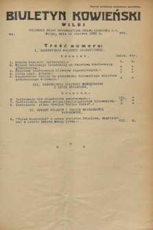 Biuletyn Kowieński Wilbi. 1933, nr 876 (13 czerwca)