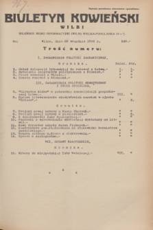 Biuletyn Kowieński Wilbi. 1933, nr 930 (22 września)