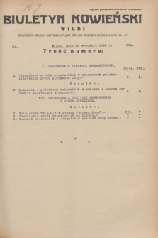 Biuletyn Kowieński Wilbi. 1933, nr 931 (25 września)