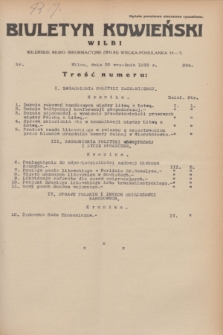 Biuletyn Kowieński Wilbi. 1933, nr 934 (30 września)