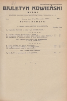 Biuletyn Kowieński Wilbi. 1933, nr 939 (10 października)