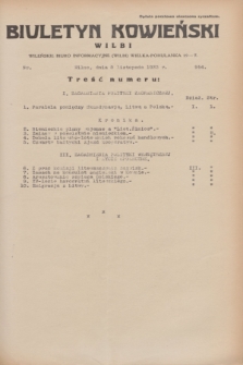 Biuletyn Kowieński Wilbi. 1933, nr 954 (8 listopada)