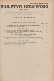 Biuletyn Kowieński Wilbi. 1933, nr 968 (4 grudnia)