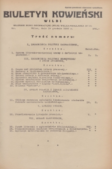Biuletyn Kowieński Wilbi. 1933, nr 975 (19 grudnia)
