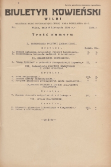 Biuletyn Kowieński Wilbi. 1934, nr 1165 (8 listopada)