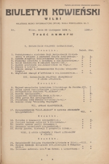 Biuletyn Kowieński Wilbi. 1934, nr 1180 (28 listopada)