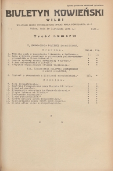 Biuletyn Kowieński Wilbi. 1934, nr 1181 (30 listopada)