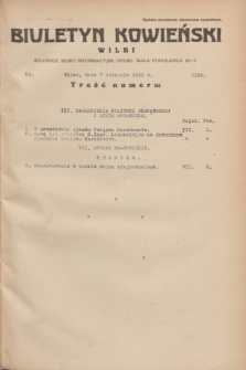 Biuletyn Kowieński Wilbi. 1935, nr 1198 (7 stycznia)
