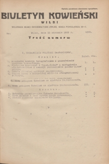 Biuletyn Kowieński Wilbi. 1935, nr 1203 (12 stycznia)