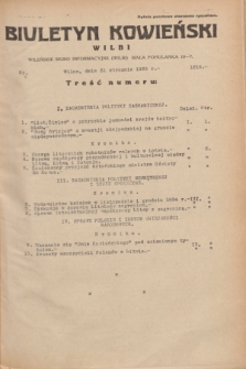 Biuletyn Kowieński Wilbi. 1935, nr 1215 (31 stycznia)