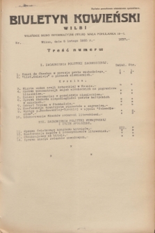 Biuletyn Kowieński Wilbi. 1935, nr 1217 (5 lutego)