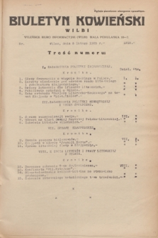 Biuletyn Kowieński Wilbi. 1935, nr 1219 (8 lutego)