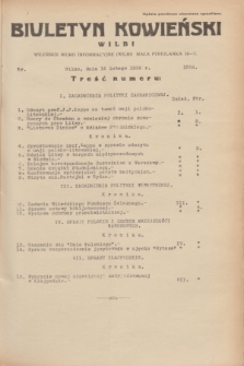 Biuletyn Kowieński Wilbi. 1935, nr 1224 (15 lutego)