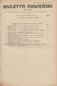 Biuletyn Kowieński Wilbi. 1935, nr 1226 (18 lutego)