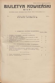 Biuletyn Kowieński Wilbi. 1935, nr 1228 (20 lutego)