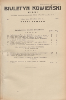 Biuletyn Kowieński Wilbi. 1935, nr 1230 (22 lutego)