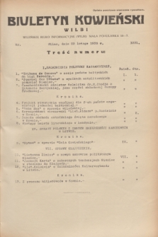 Biuletyn Kowieński Wilbi. 1935, nr 1231 (23 lutego)