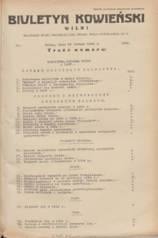 Biuletyn Kowieński Wilbi. 1935, nr 1232 (25 lutego)