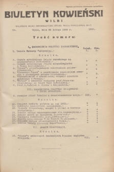 Biuletyn Kowieński Wilbi. 1935, nr 1233 (26 lutego)