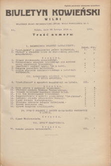 Biuletyn Kowieński Wilbi. 1935, nr 1235 (28 lutego)
