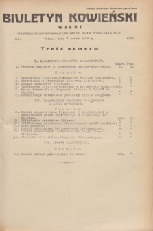 Biuletyn Kowieński Wilbi. 1935, nr 1240 (7 marca)