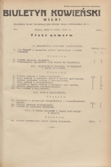 Biuletyn Kowieński Wilbi. 1935, nr 1241 (8 marca)