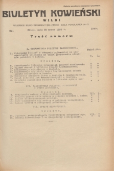 Biuletyn Kowieński Wilbi. 1935, nr 1249 (20 marca)