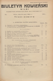 Biuletyn Kowieński Wilbi. 1935, nr 1253 (25 marca)