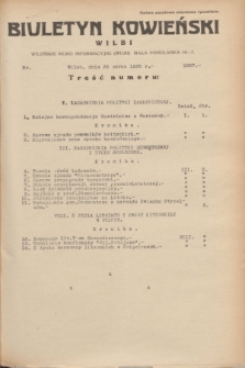 Biuletyn Kowieński Wilbi. 1935, nr 1257 (30 marca)