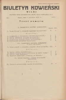 Biuletyn Kowieński Wilbi. 1935, nr 1258 (1 kwietnia)