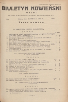 Biuletyn Kowieński Wilbi. 1935, nr 1263 (11 kwietnia)