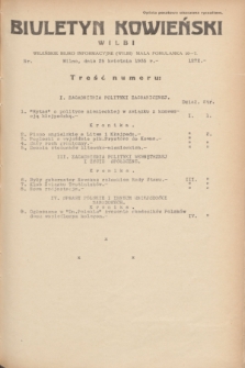 Biuletyn Kowieński Wilbi. 1935, nr 1272 (25 kwietnia)
