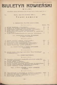Biuletyn Kowieński Wilbi. 1935, nr 1273 (26 kwietnia)