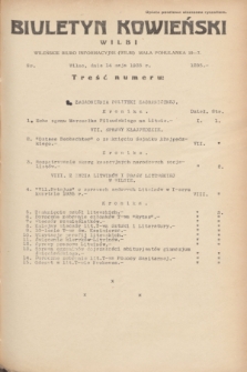 Biuletyn Kowieński Wilbi. 1935, nr 1285 (14 maja)