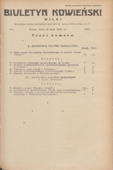Biuletyn Kowieński Wilbi. 1935, nr 1287 (16 maja)