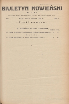 Biuletyn Kowieński Wilbi. 1935, nr 1300 (5 czerwca)
