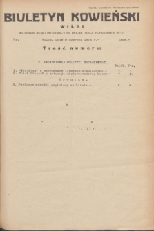 Biuletyn Kowieński Wilbi. 1935, nr 1303 (8 czerwca)