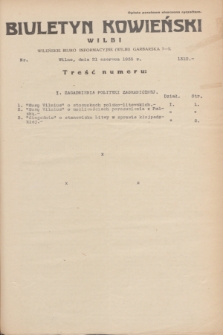 Biuletyn Kowieński Wilbi. 1935, nr 1310 (21 czerwca)