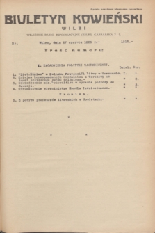 Biuletyn Kowieński Wilbi. 1935, nr 1312 (27 czerwca)
